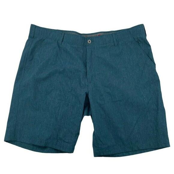 Swiss+Tech Shorts Men's Size 44 Hiking Flat Front Button Pockets Casual Chino - Picture 1 of 10